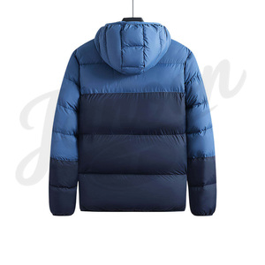 Blouson matelassé personnalisé avec logo pour homme, style doudoune à capuche, vente en gros, épais, chaud, streetwear - Product Image 5