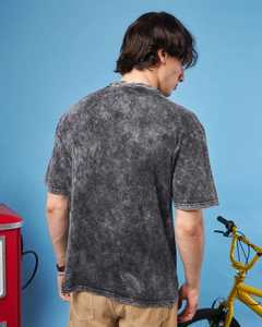 Camiseta de Hombre 100% Algodón Transpirable con Lavado Ácido y Diseño Personalizado Impreso, Nuevo Artículo de Moda - Product Image 3