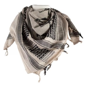 Écharpe palestinienne unisexe tendance 100% coton, large, style Arafat Hatta Keffiyeh, avec pompons, Shemagh, style arabe, douce, ethnique, camouflage - Product Image 3
