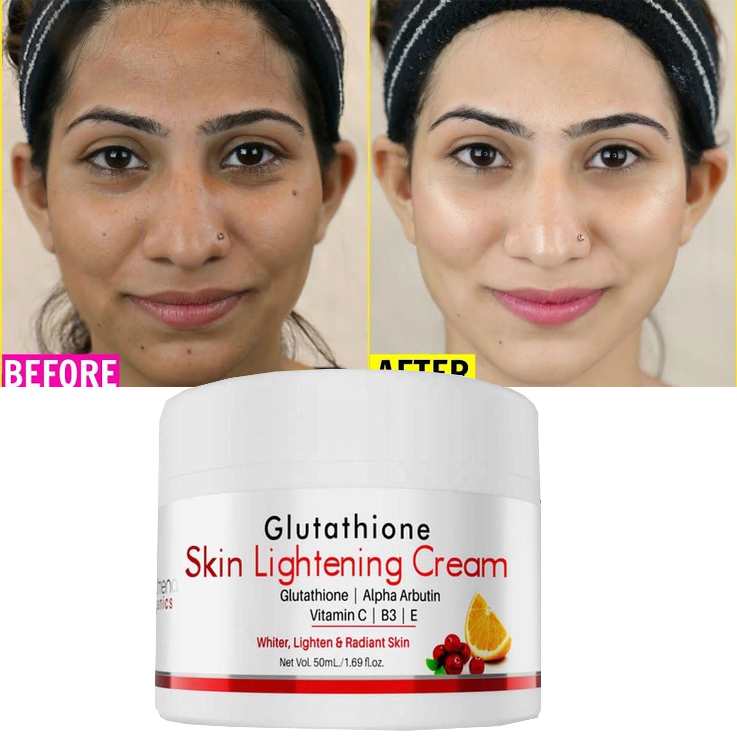 50 ml Whitening Skin Product Glutathione Face Cream with Glutathione &  Mulberry for Skin Whitening Glowing Skin for Women & Men| Alibaba.com