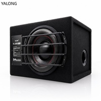 OEM Subwoofer Mobil 10 Inch Sound Box Amplifier 300w Bass Kuat Speaker Subwoofer Aktif Sistem Audio Pabrik Langsung