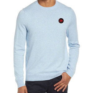 Sudaderas de cuello redondo para hombre de estilo moderno, diseñadas para un look limpio y fácil de combinar, mezcla de algodón básico. - Product Image 2