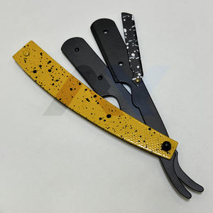 Rasoir à lame pivotante Mamaz Yara, lancement récent, fabrication directe usine, OEM, en acier inoxydable avec revêtement papier, lame droite remplaçable - Product Image 6