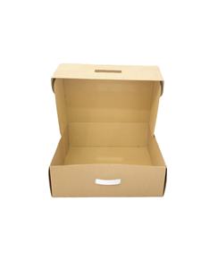 Caja de Papel Corrugado Reciclado Personalizada con Logotipo Ecológico de Lujo al por Mayor, Autoarmable, para Embalaje Doméstico, Impresión Flexográfica - Product Image 2
