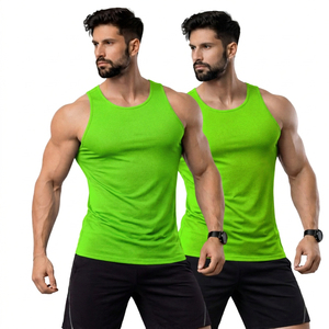 <b>Men</b> Quick Dry Gym Tank Top Sleeveless Workout Shirt Breathable Fitness <b>Vest</b> Running <b>Training</b> Sports Active Wear Soft Stretch - Product Image 4