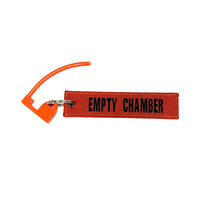 Drapeau de sécurité en plastique durable avec étiquette de rappel rouge, indicateur de chambre vide ECI pour l'entraînement au tir et la sécurité