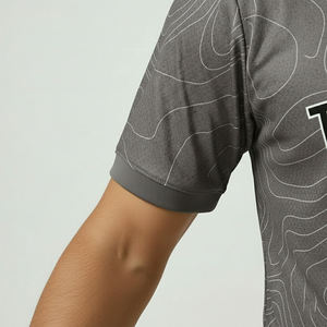 Conjunto de Camisetas de Fútbol de Poliéster Sublimado con Logotipo Frontal Personalizado, Ropa Deportiva Transpirable de Secado Rápido - Product Image 4