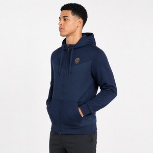 Sudadera con capucha y cremallera de alta calidad para hombre, transpirable, con cremallera completa, para moda urbana, aventuras al aire libre y comodidad diaria. - Product Image 5