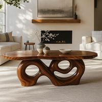 Table basse en bois pour salon, conçue pour le confort, l'efficacité et l'équilibre visuel de l'intérieur
