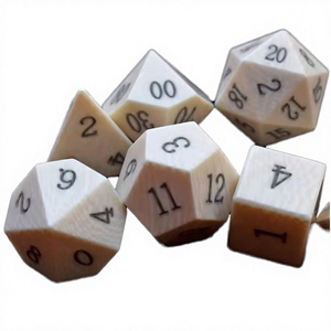 Real Buffalo Bone and Horn Handmade Polished Natural Dice Eco-Friendly Modern Custom <b>Logo</b> <b>Game</b> Piece - Product Image 1