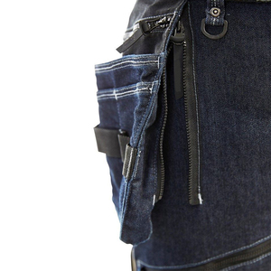 Pantalon de travail réfléchissant ajustable 100 % coton, nouvelle collection 2026, pour homme, CLASSE 2, durable, bicolore, multi-poches, sécurité - Product Image 5