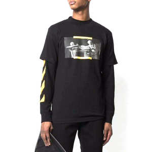 T-shirt Homme 100% Coton Personnalisé Sérigraphié Vintage Unisexe Été Doux Tricoté Écologique Coupe Classique Streetwear Manches Courtes - Product Image 3
