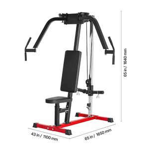 Sistema Regolabile per Palestra Domestica: Macchina per Chest Fly, Attrezzo Specifico per Parte Superiore del Corpo, Macchina per Reverse Delt & Pectoral Fly - Product Image 5