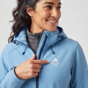 Chaqueta Softshell al por Mayor para Mujer, Impermeable, para Senderismo al Aire Libre, Fabricante Personalizado, Chaqueta Softshell con Capucha para Mujer - Product Image 4