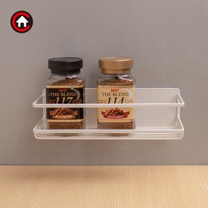 Estante <span class=keywords><strong>de</strong></span> almacenamiento adhesivo magnético montado en la pared estante organizador <span class=keywords><strong>de</strong></span> botellas <span class=keywords><strong>para</strong></span> <span class=keywords><strong>baño</strong></span> lavadero fregadero lateral sin taladro estante <span class=keywords><strong>de</strong></span> alambre - Product Image 3