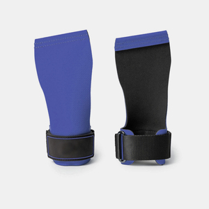 Guantes de Neopreno sin Dedos con Agarre de Palma de Cuero y Correa de Muñeca Ajustable para Ejercicio, con Soporte para Logotipo Personalizado - Product Image 4