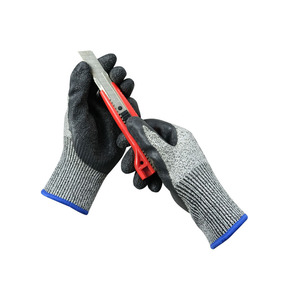 Guantes de Seguridad Duraderos y Económicos, Resistentes a Cortes, de Buena Calidad, Recubiertos de Goma, Industriales, de Látex - Product Image 1