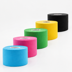 Vente en gros de bandes kinesiologiques en coton, personnalisées, médicales, athlétiques, pour le sport - Product Image 2