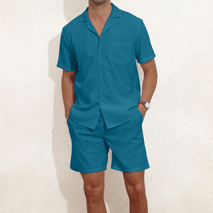 Men Casual Co-ord <b>Set</b> Comfortable And Stylish Perfect For Summer And Everyday Wear Shorts <b>Sets</b> Slim Fit Soft Touch Fabric <b>Set</b> - Product Image 5