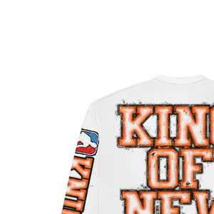T-shirt à manches longues pour homme, style streetwear, imprimé, coton, col rond, coupe classique, fabrication directe d'usine, OEM ODM - Product Image 3