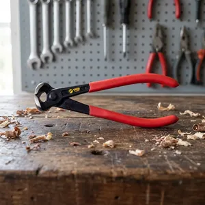 Pince à tour sans manchon Outil à main à tête plate 8 ", 9", 10 "Pince à tour en acier au carbone utilisée pour enlever les clous - Product Image 4