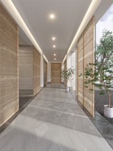 Azulejos de pared y suelo de impresión de diseño moderno Premium 60x60 80x80 cuerpo acabado mate porcelana gris oscuro para habitaciones de apartamentos - Product Image 3