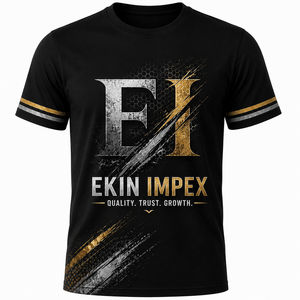 Camiseta con Estampado Gráfico Personalizado para Hombre, Camiseta de Algodón Estilo Urbano, Camiseta Negra Informal de Moda, Camiseta Extra Grande - Product Image 1
