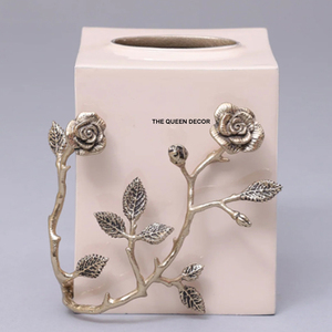 กล่องทิชชู่โลหะงานแฮนด์เมดสไตล์คลาสสิก - Product Image 4