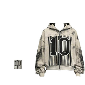 เสื้อฮู้ดดี้โอเวอร์ไซส์ลำลองสำหรับผู้ชาย ขายส่ง เสื้อพิมพ์ลายตามสั่ง เสื้อสเวตเชิ้ตสุดหรู สตรีทแวร์สำหรับผู้ชาย - Product Image 6