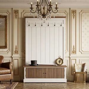 Gabinete Viona de Madera Maciza Hecho a Mano, Estilo Japandi, Ecológico, Duradero, Acabado Natural, Solución de Almacenamiento Compacta - Product Image 2