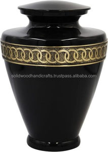 Urnas decorativas de latón para adultos, urnas hechas a mano para entierro de hombres y mujeres. - Product Image 4