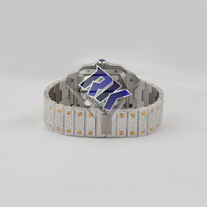 Montre de luxe Hip Hop Iced Out avec testeur de diamants, qualité supérieure VVS Moissanite, ODM - Product Image 4