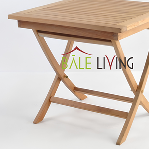 Mesas de Comedor Modernas Hechas de Madera de Teca Envejecida de Alta Calidad con Acabado Liso, Ecológicas, Aptas para Uso en Interiores/Exteriores - Product Image 5