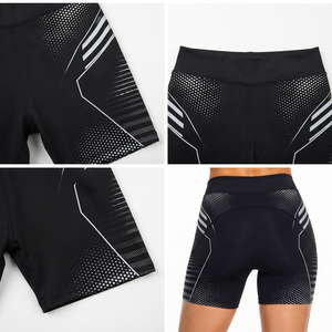 Shorts de sport imprimés pour femmes, à compression, séchage rapide, pour fitness, collants courts, tricotés, pour l'entraînement, couche de base, pour la course à pied - Product Image 5