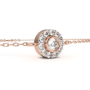 Elegant 14K Yellow Gold IGI Certified <b>Adjustable</b> <b>Bracelet</b> For Women Twisted Wire Bangle Lab Grown Diamond Three Prong Setting - Product Image 4