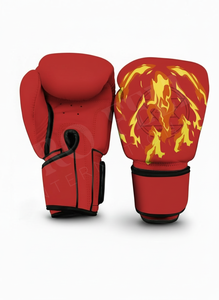 Accesorio de Ropa con Logotipo Personalizado, Guantes de Boxeo de Piel Sintética con Absorción de Impactos para Entrenamiento, Sparring, MMA, Kickboxing - Product Image 3