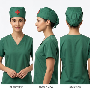 Bonnets d'hôpital tricotés personnalisables et écologiques pour médecins, infirmières et femmes – Vente en gros - Product Image 3