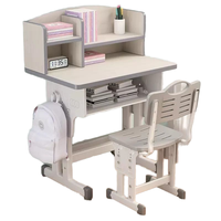 Table de lecture intelligente ergonomique pour enfants avec étagère meubles de maison hauteur réglable bureau d'étude pour enfants et ensemble de chaises