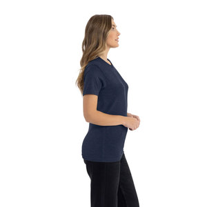 Camiseta For Level Apparel 6210 100% Algodón Ecológica y Transpirable Unisex de Ajuste Cómodo en Color Azul Marino para Hombre y Mujer - Product Image 6