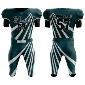 Ensemble de maillots de sport Elite End Zone Performance Uniform Warrior Nation American Jersey Set Precision Play - Product Image 3