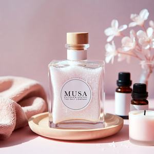 Bain de pieds au sel de l'Himalaya et aux écorces d'orange naturelles avec pierres sculptées et cristaux minéraux marins 800g Spa Bien-être - Product Image 5