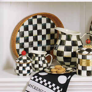 Juego de 2 bandejas de ratán con perla Madre, conjunto de 2 bandejas de ratán hechas en Vietnam, venta al por mayor - Product Image 6