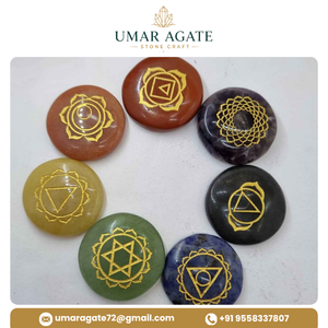Caja de Regalo Premium con Piedras de Cristal para Reiki y Chakras, con Círculo Grabado del Árbol de la Vida, Piedras Hechas a Mano, Artículo Coleccionable - Product Image 6