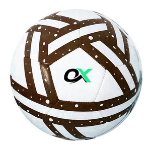 Ballon de football officiel Oxva Industries, taille 5, en cuir PU, pour entraînement et sports, fournisseur personnalisé de ballons de football. - Product Image 3