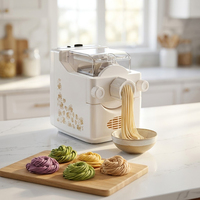 Machine à pâtes électrique automatique en plastique Sudex, petite, pour usage domestique, fabrication de spaghetti, macaroni, nouilles, capacité de 500 g, 9 types de moules