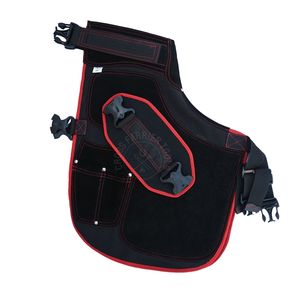 Workshop Farrier Apron Heavy Duty Leather Canvas Tool Apron with Adjustable Waist Leg Straps Nail Magnet Storage Pockets - Product Image 1