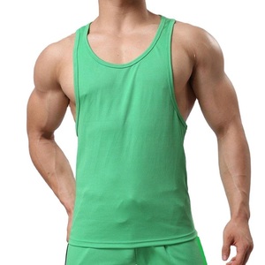 Custom Gym Tank Top <b>Mens</b> Breathable Polyester <b>Singlet</b> Summer Workout Vest Fitness Travel Casual Wear - Product Image 1