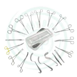 Juego vaginal de histerectomía de 40 piezas Juego de instrumentos quirúrgicos de histerectomía de acero inoxidable POR DADDY D PRO Juego de instrumentos quirúrgicos - Product Image 1