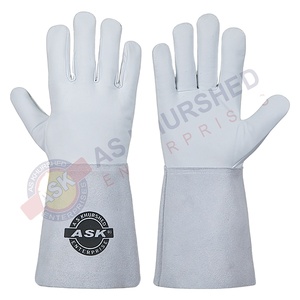 Gants de travail en cuir résistants à la chaleur, résistants aux coupures, pour barbecue, grillades, soudage, résistants aux flammes - Product Image 1