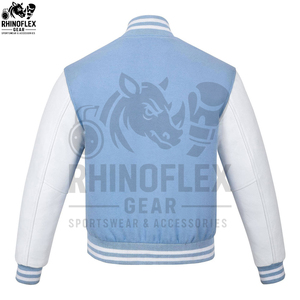 Custom Logo <b>Leather</b> Varsity Baseball <b>Jacket</b> Manufacturer Bomber <b>Leather</b> Varsity <b>Jacket</b> Wholesale Price <b>Leather</b> Varsity <b>Jacket</b> - Product Image 3